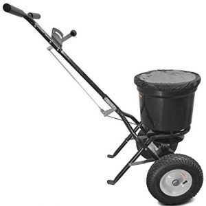 Titan professional broadcast spreader for lawn seeds, 50-pounds